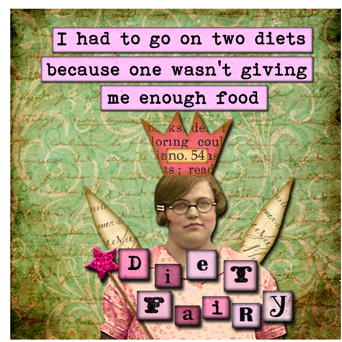Diet Fairy & Nutrition Fairy  Coaster Set
