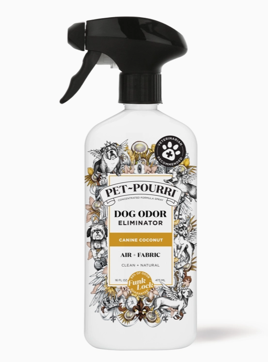 Pet~Pourri Dog Canine Coconut Air + Fabric Odor Eliminator