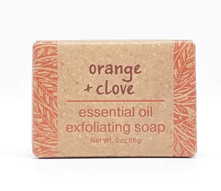 Orange & Clove Essential Oil Exfoliating Soap