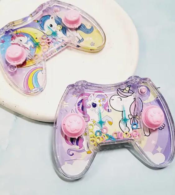 Unicorn Theme Hand Held Ring Toss Water Game
