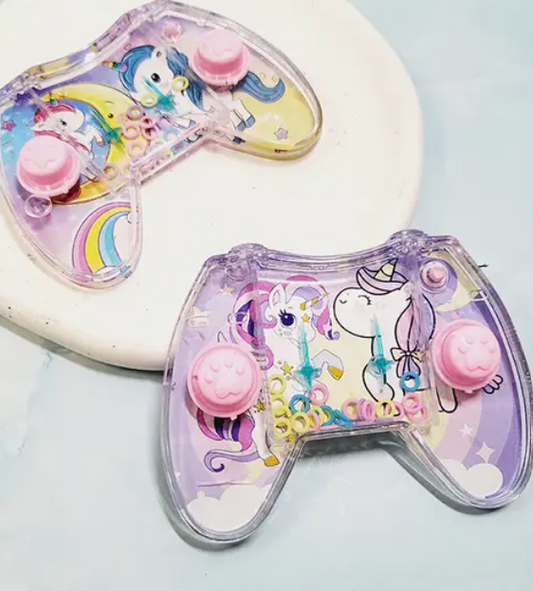 Unicorn Theme Hand Held Ring Toss Water Game