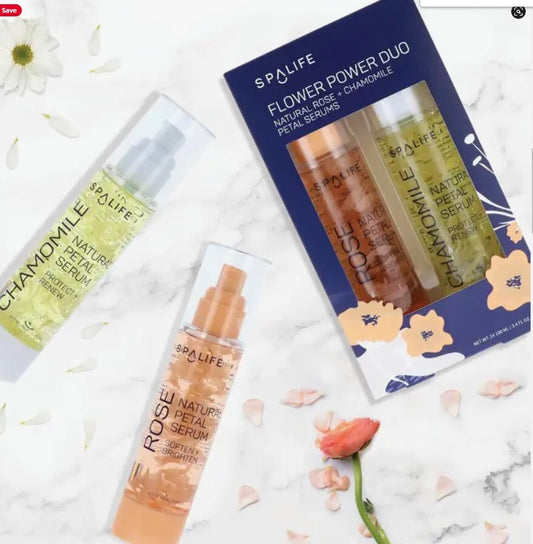 Flower Power Serum Duo - Rose + Chamomile