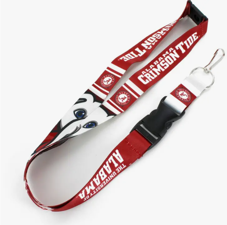 NCAA Alabama Crimson Tide Mascot Lanyard