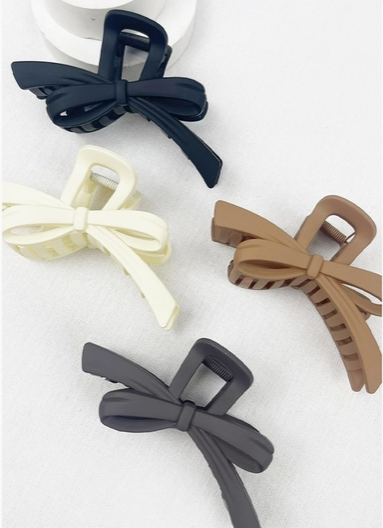 Knotted Bow Hair Clip Claw
