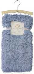 Blue Shaggy Blanket 30x40