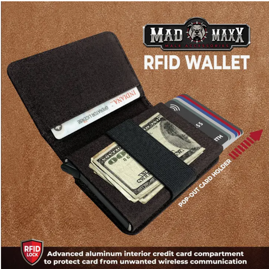 Mad Maxx Canvas RFID Wallet