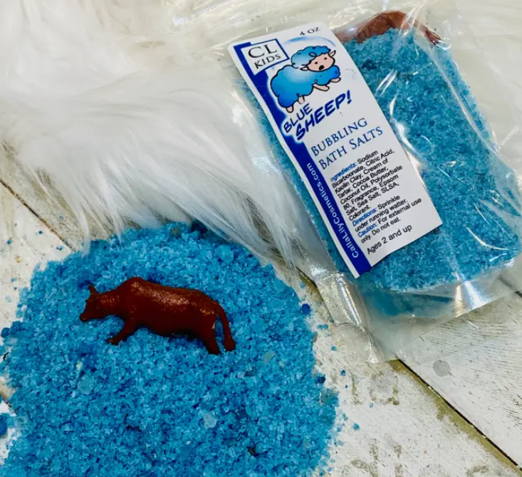Blue Sheep Bubbling Bath Salts