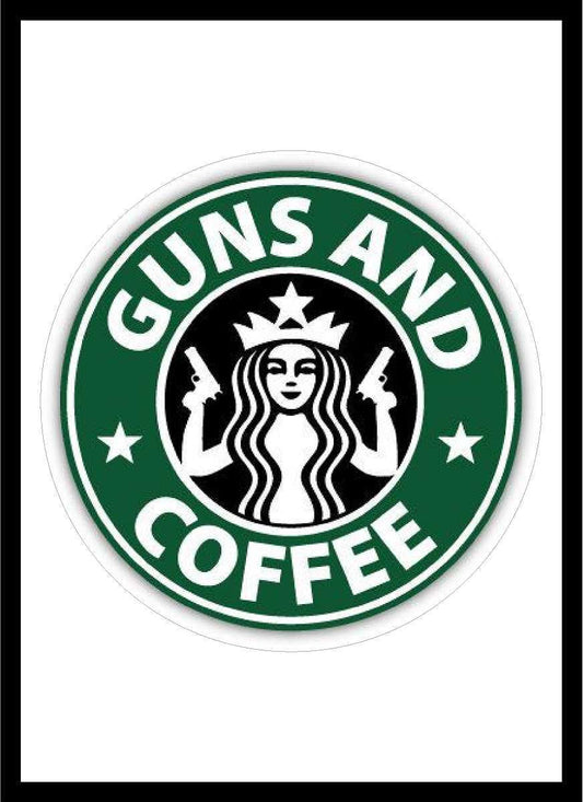 Guns and Coffee Decal