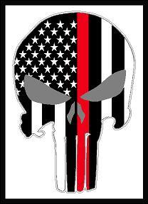 Redline Punisher Decal