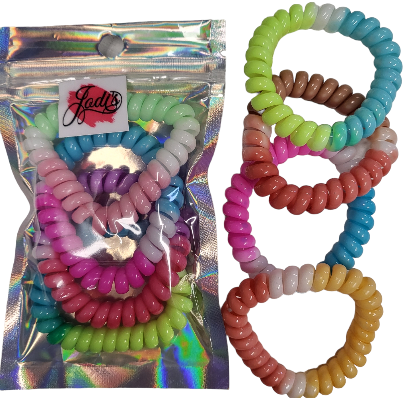 Set of 4 Tie Dye Hair Cords