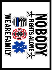 Nobody Fights Alone Decal