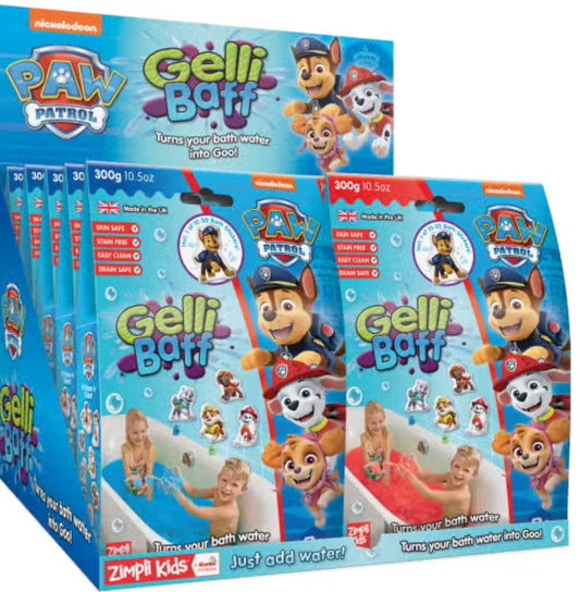 Paw Patrol Gelli Baff Kids Sensory Bath Toy + Bath Sticker