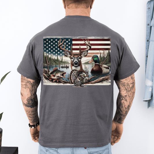 America Hunting Paradise T Shirt