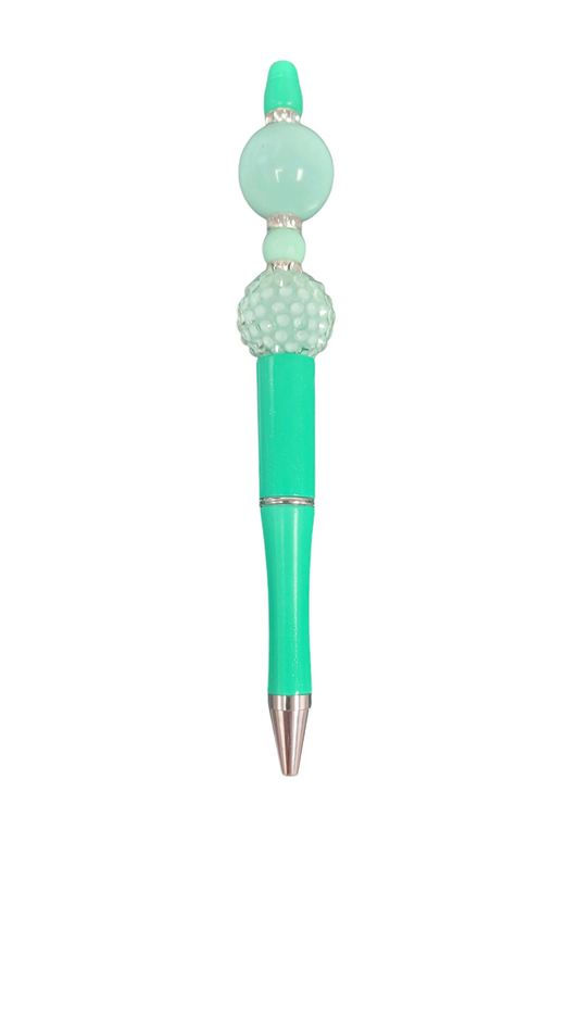 Pearl Green Bliss Beaded Pen