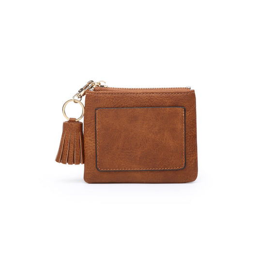 WL1890A Lena Coin Pouch w/ Tassel Zipper Pull