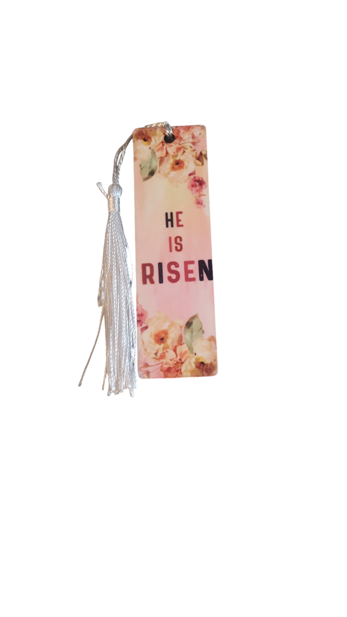 4 Inch  Floral He Is Reason Book Mark