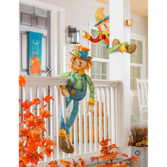 Boy Scarecrow Post Hugger