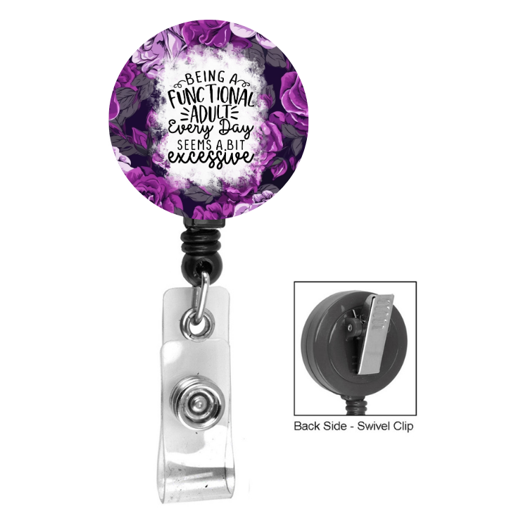 Life Happens Coffee Helps  Badge Reel