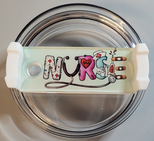Acrylic Stethoscope Nurse Tumbler Topper