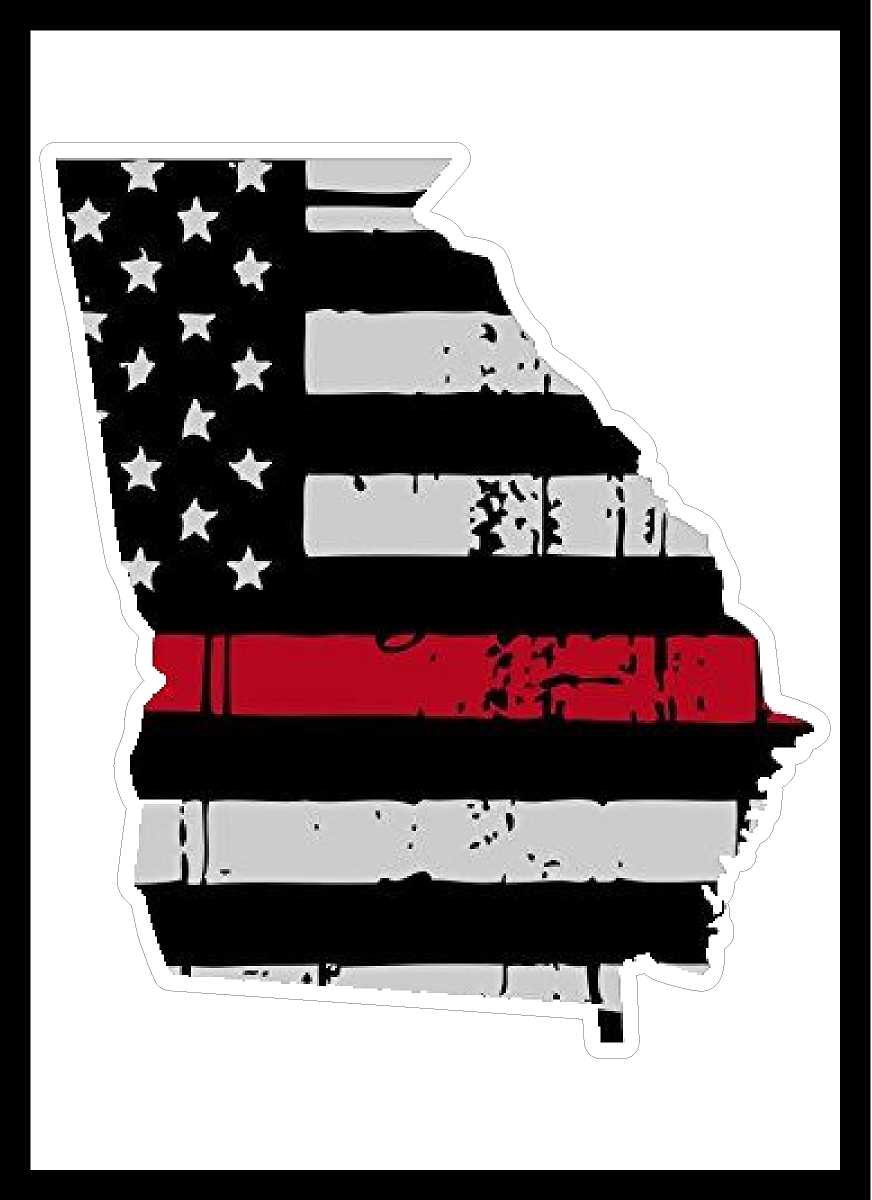 Redline Georgia Decal