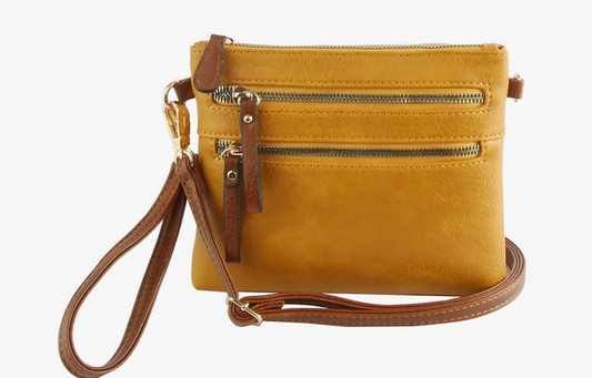 Women's Crossbody with Multi Pockets-Camel