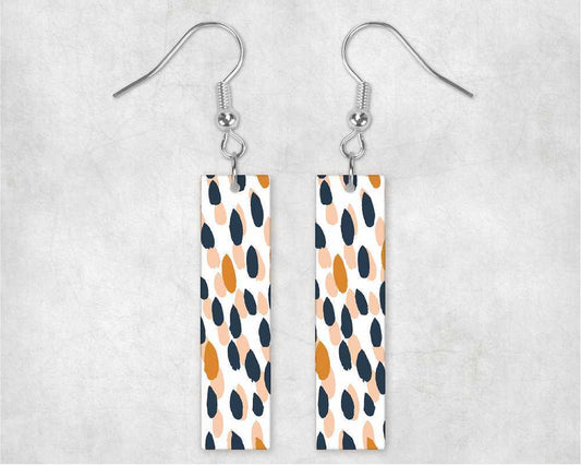 Boho Rain Drops Bar Earrings
