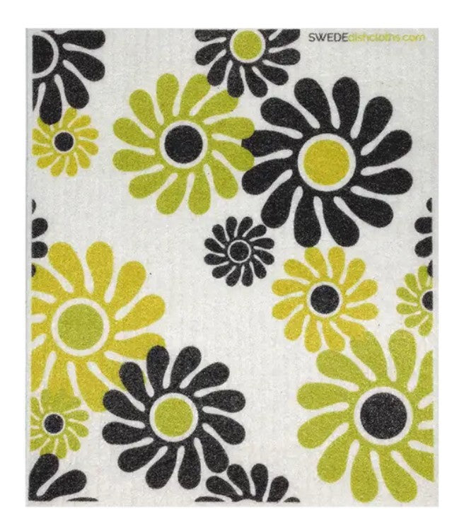 Swedish Dishcloth Modern Flowers