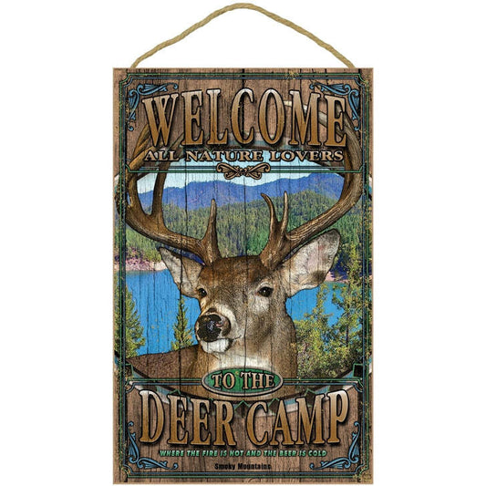 White Tail Deer Camp Sign