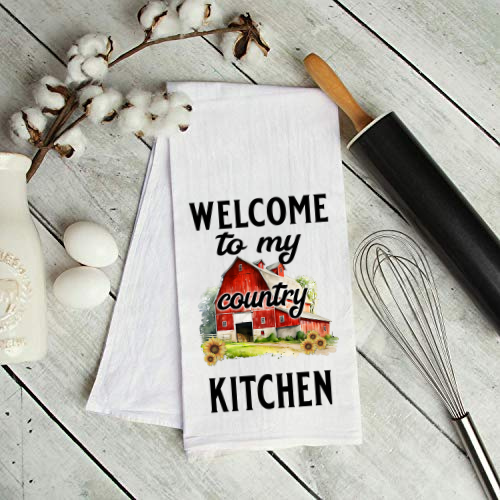 Welcome To My Country Kitchen Flour Sack Towel