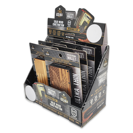 Tac Gear RFID Blocking Wooden Wallet