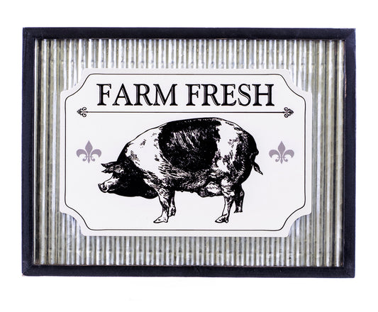 Farm Fresh Pig Wall Art