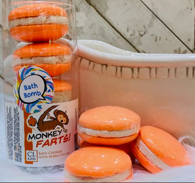 Monkey Farts Bath Cookies
