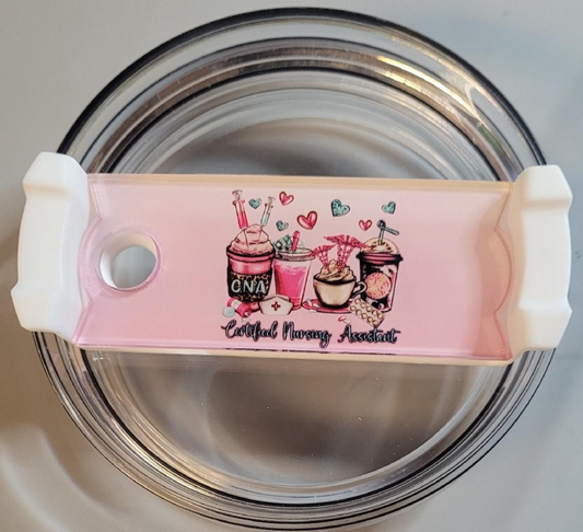 Acrylic CNA Drink Treats Tumbler Topper