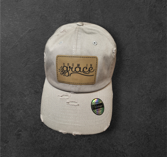 Grow In Grace Vintage Ball Cap