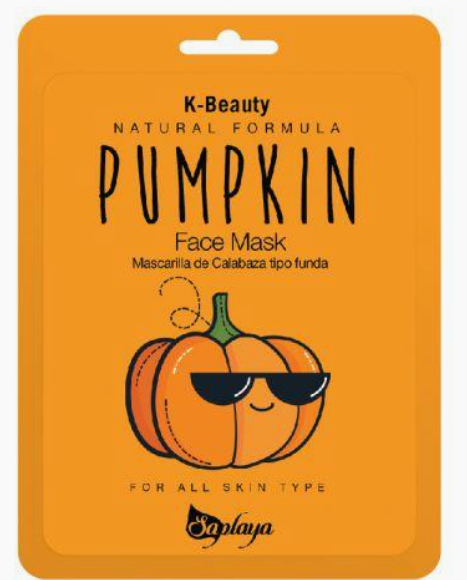 Pumpkin Face Mask Sheet