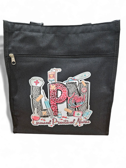 Fun Animal Print LPN Tote Bag