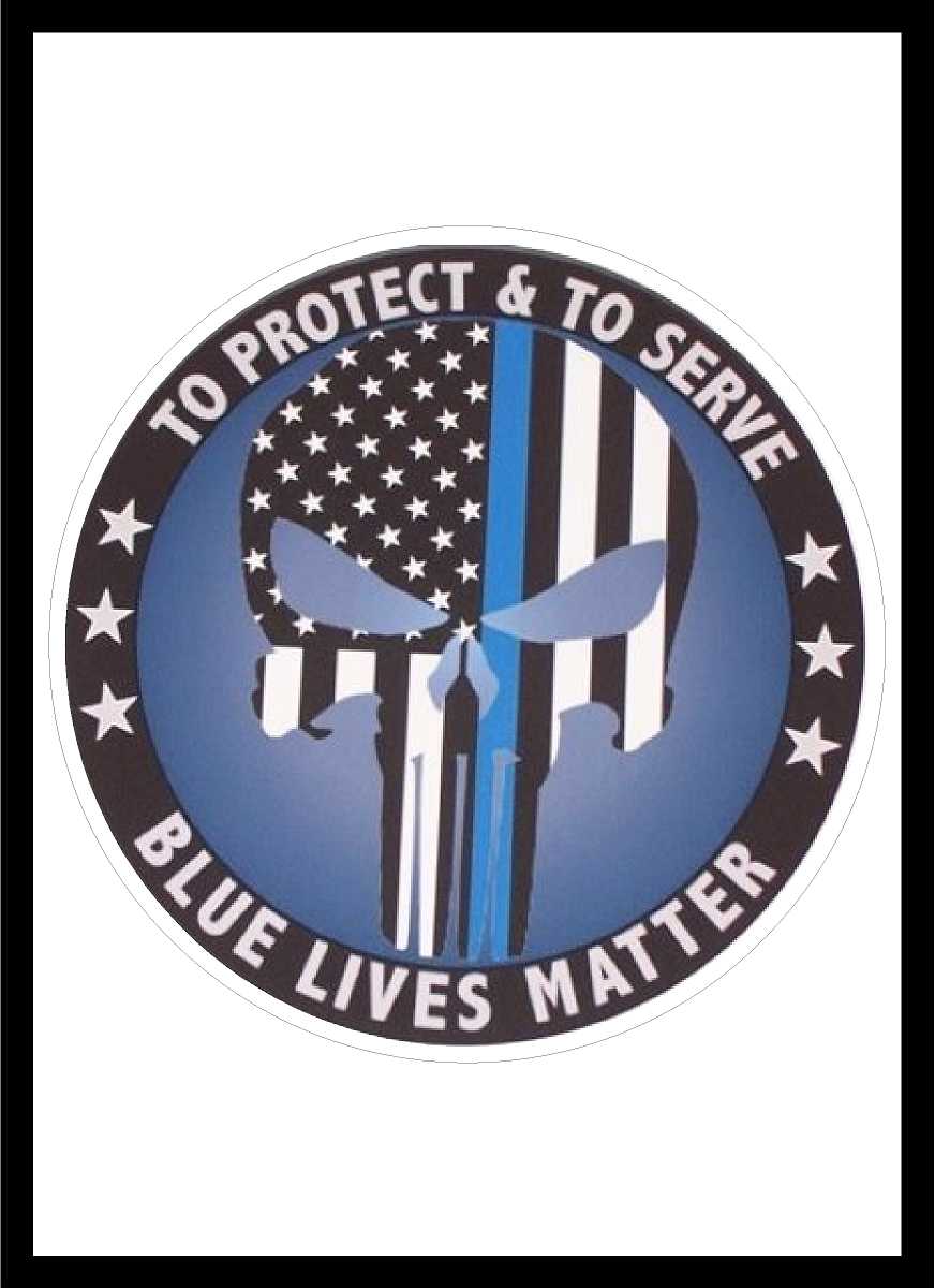 Blue Lives Matter Decal