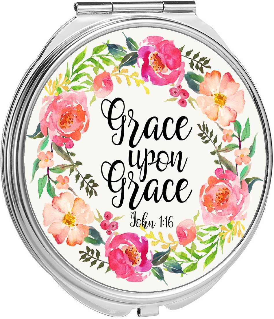 Grace Upon Grace Compact Mirror