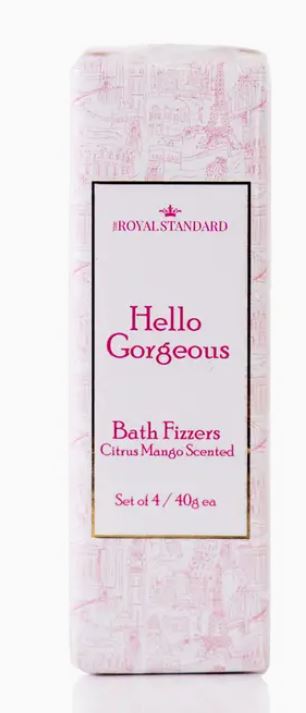 Hello Gorgeous Bath Fizzers Citrus Mango Scented