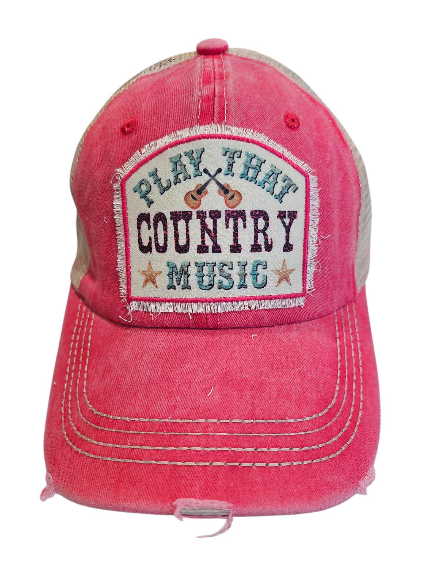 Play That Country Music Patch Baseball Cap