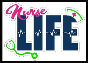 Nurse Life Decal