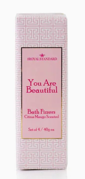 You Are Beautiful Bath Fizzers Citrus Mango Scented
