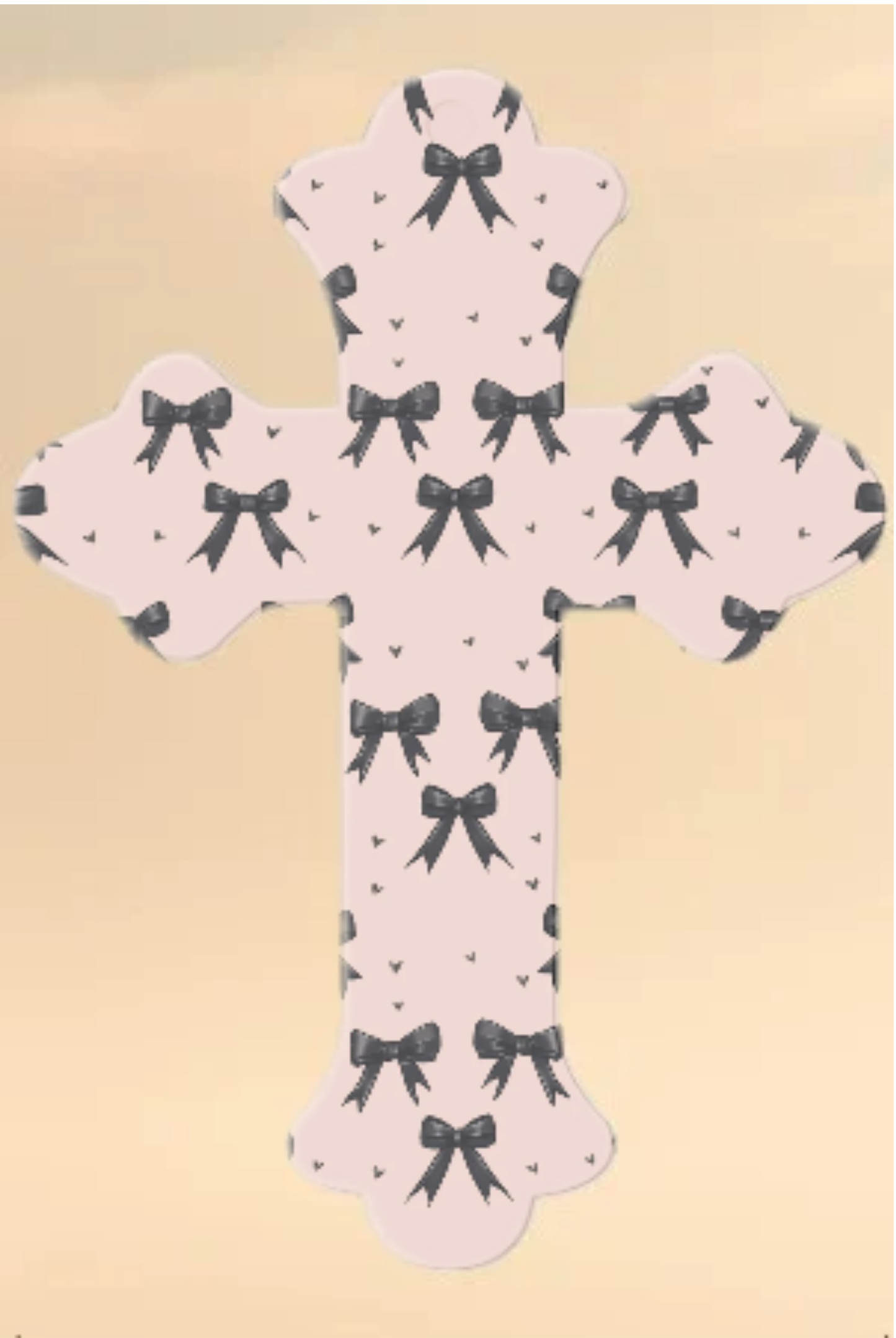 Set of Two Laminated Cross Bookmarks with Tassel