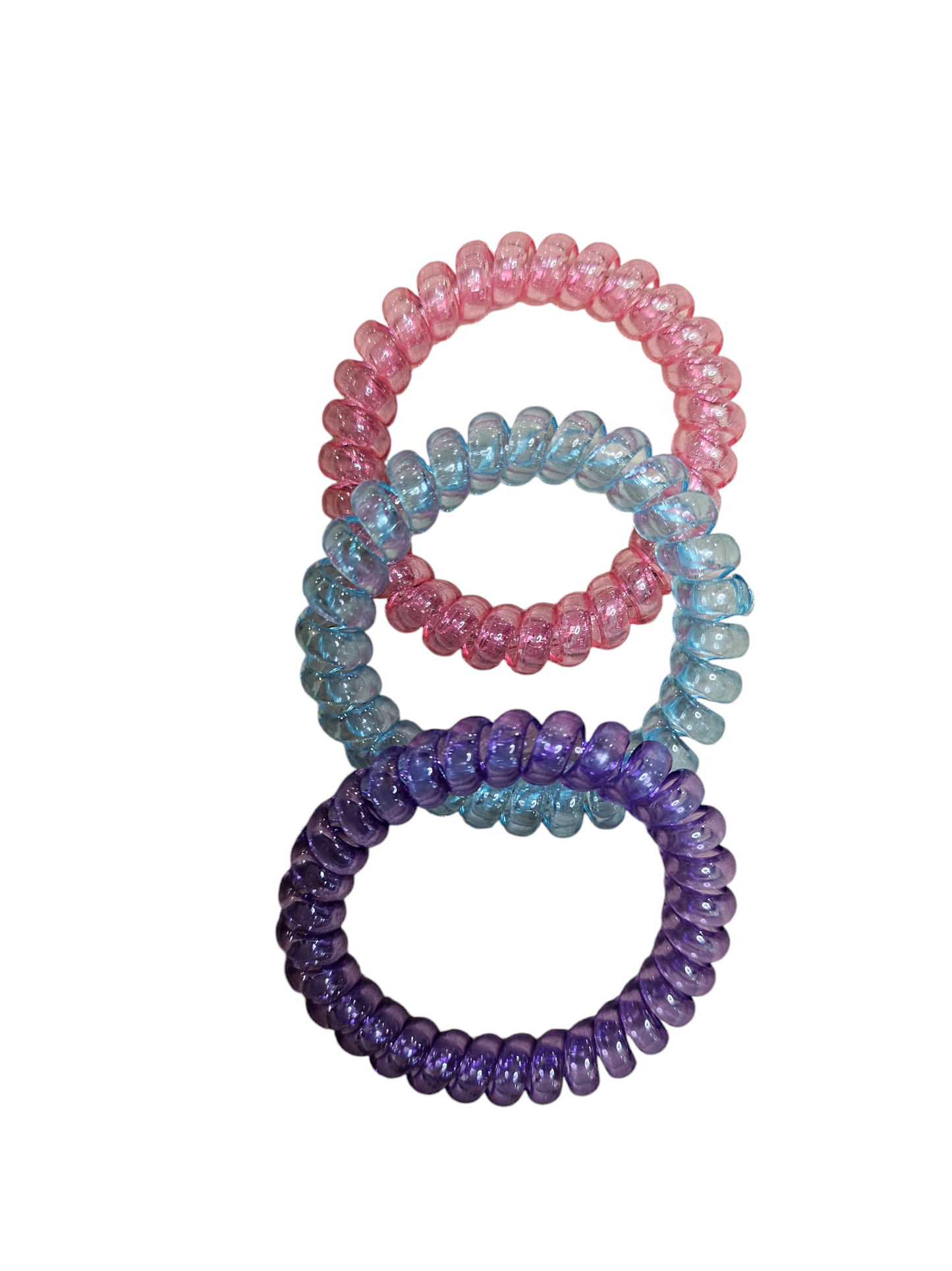 Pastel Purple, Pink, Blue Set of  3 Hair Cords