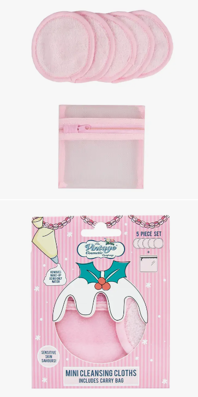 5 Piece Reusable Mini Cleansing Cloths Seasonal