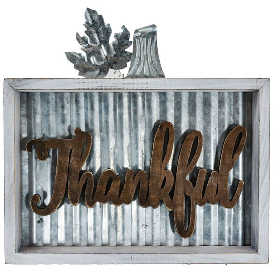 Thankful Wooden Frame Sign