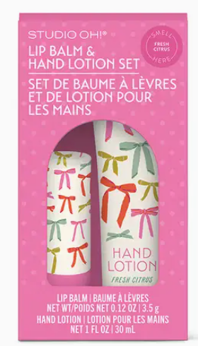 Put A Bow On It Lip Balm & Hand Lotion Set