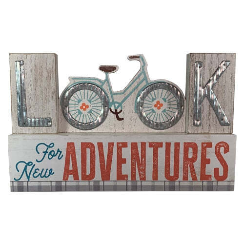 Look For Adventure Shelf Sitter