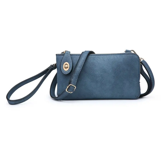 Kendall Indigo Crossbody/Wristlet