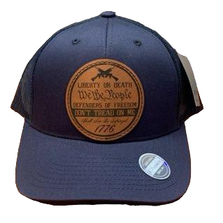 Liberty or Death Leather Patch 6 Panel Mesh Cap